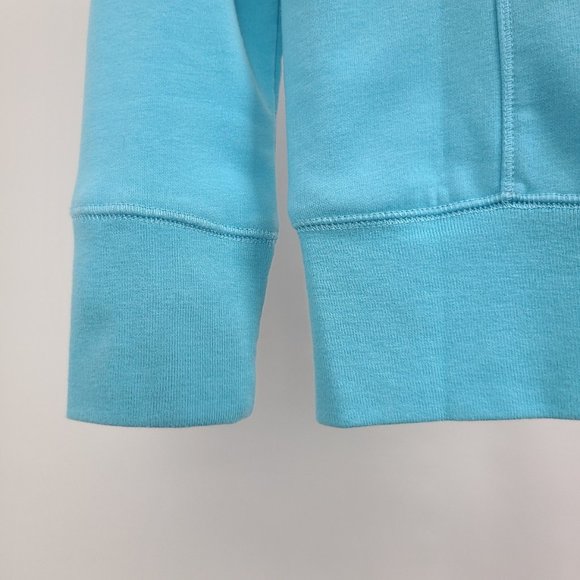 L.L. Bean Boys Blue Cotton Hoodie Size M 10-12 - Picture 8 of 10